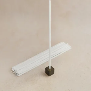 Pack 20 velas + 2 soportes