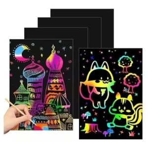 Anotador Libreta Papel Magico Popcorn Con Lapiz De Madera