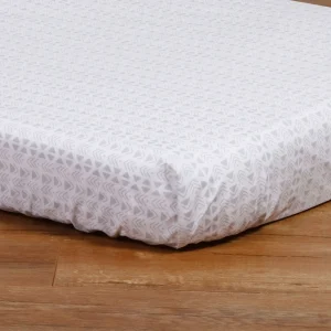 Sábana para bebé Popelina Greca Gris