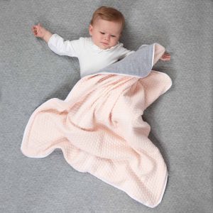 Cobija para bebé Burbuja Mamey