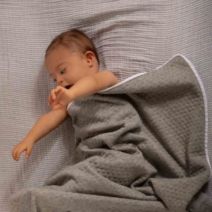 Cobija para bebé Burbuja Gris