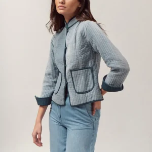 Chaqueta Quilted Terciopelo