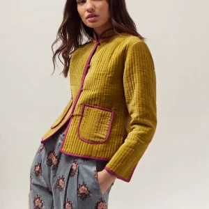 Chaqueta Quilted Terciopelo