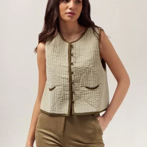 Chaleco Quilted Terciopelo