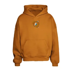 Poleron con Gorro Bang concept Chocolate