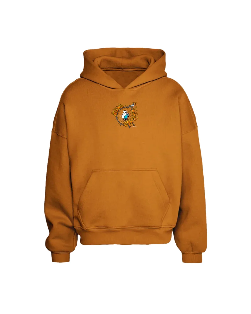 Poleron con Gorro Bang concept Chocolate