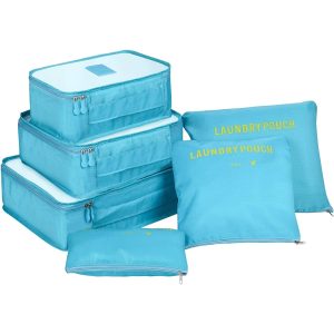 Set X6 Organizador De Valija Viaje Kit Estuche Ropa Neceser
