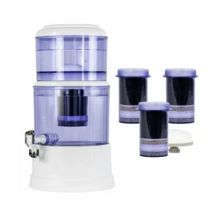 Combo Filtro dispensador de agua 10 L con 3 cartuchos adicionales - 2 años de rendimiento