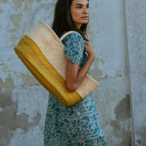 Bolso grande bicolor