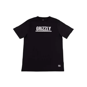 Polera Grizzly Griptape PRINT STAMPED Black
