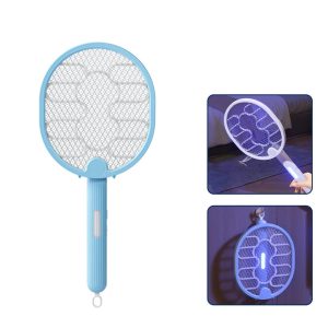 Raqueta Mata Moscas Mosquito 2 en 1 Electr Recargable Con Usb