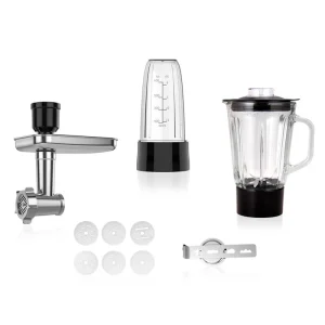 Juego de accesorios de acero inoxidable para batidora de pedestal de 6 L