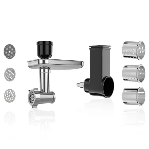 Juego de accesorios de acero inoxidable para batidora de pedestal 7 L