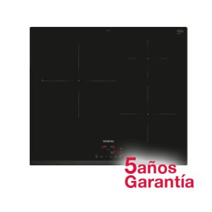 iQ100 SIEMENS Placa de inducción, 60 cm, Negro, sin perfiles