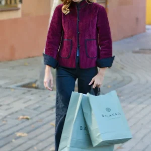 CHAQUETA QUILTED TERCIOPELO