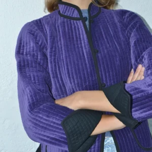 CHAQUETA QUILTED TERCIOPELO