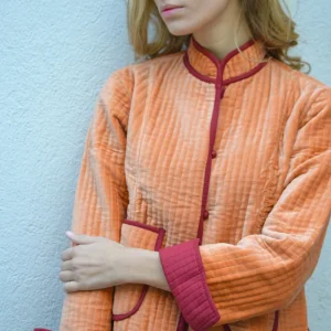 CHAQUETA QUILTED TERCIOPELO