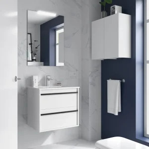 Conjunto mueble de baño ATTILA 60 y 70 cm -  2 cajones (MLEA)