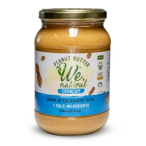 Crema de cacahuete crujiente 100% - WE NATURAL -