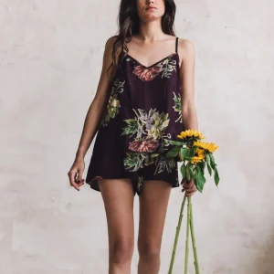 PIJAMA CORTO FLORAL SINGAPUR