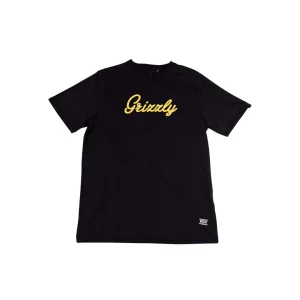 Polera Grizzly Griptape PRINT SCRIPT Black