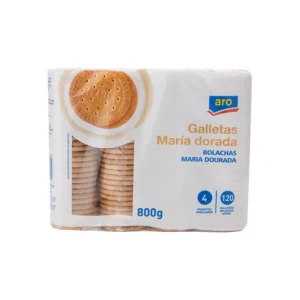 Galletas María dorada - 200 g x 4 paquetes (total 800 g)- ARO