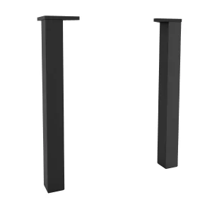 Juego 2 patas NEGRO Altura 230 mm