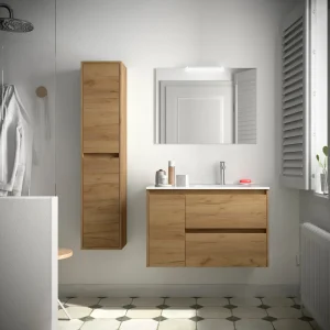 Mueble de baño NOJA 850 2 cajones y 1 puerta izquierda-Lavabo