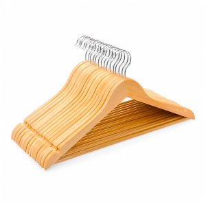 Perchas de Madera por Mayor Calidad Premium Lustradas x Unidad