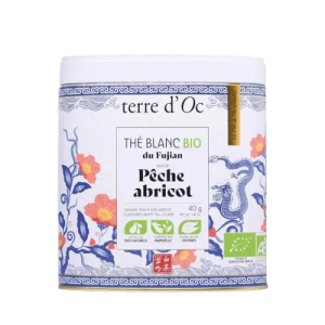 Melocotón/Albaricoque – Té blanco bio 40 gr.