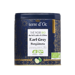 Earl Grey/Bergamota – Té negro bio 80 gr.