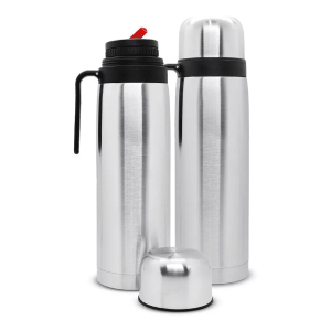 TERMO ACERO INOXIDABLE CON PICO CON MANIJA 1000ML
