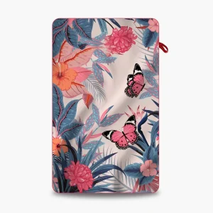 Toalla Playera de Microfibra Mariposas