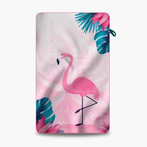 Toalla Playera de Microfibra Flamenco